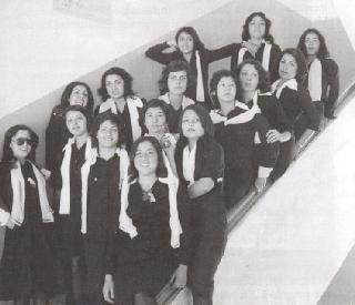 Etudiantes en 1976